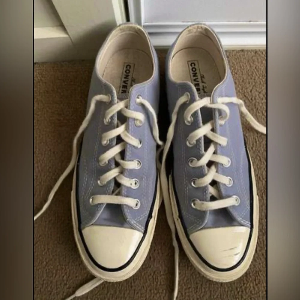 Blue All Star Converses - Picture 1 of 6